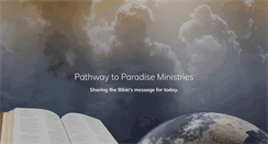 Desktop Screenshot of pathwaytoparadise.org